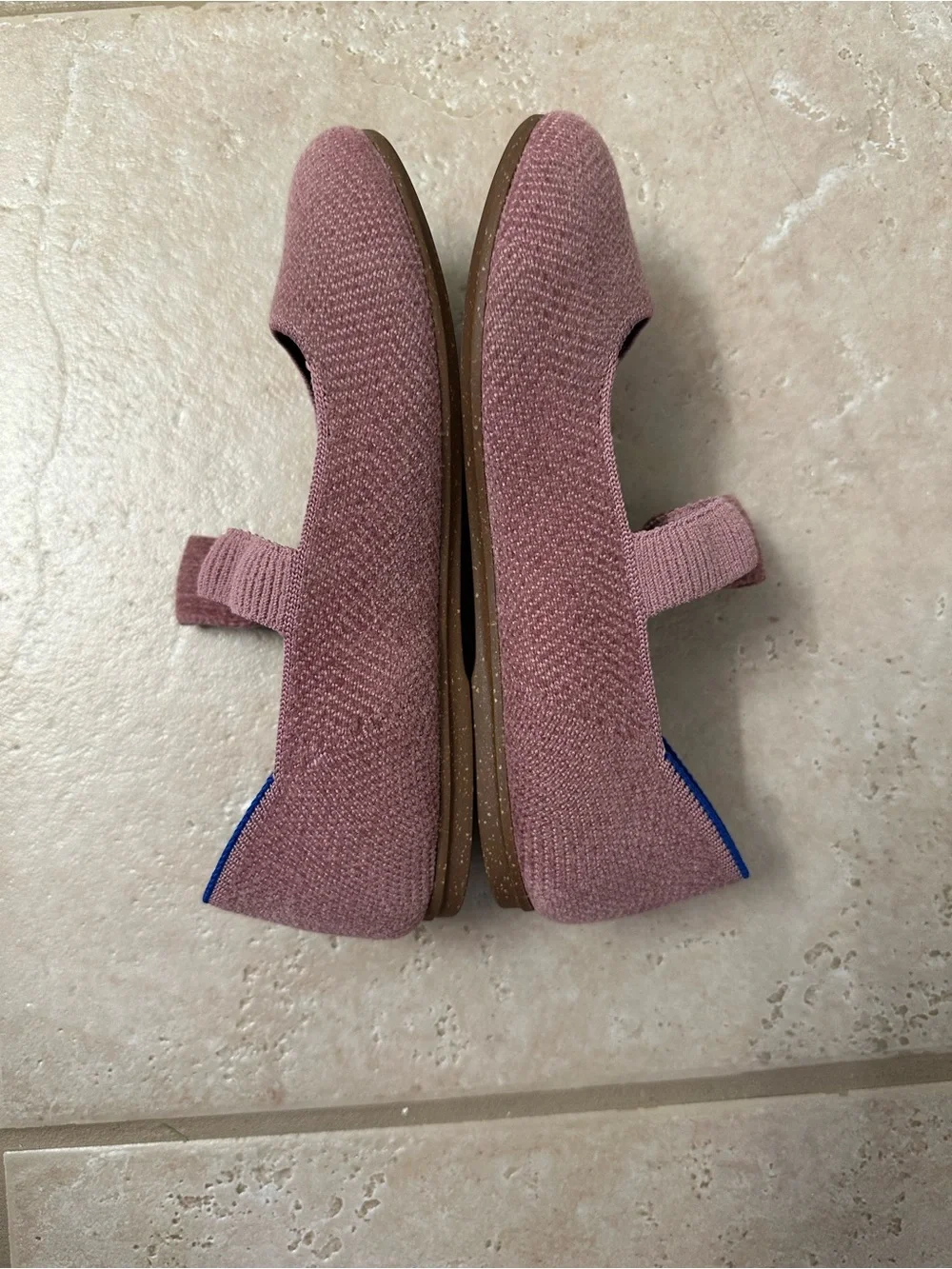 Like new Rothy’s The Kids ReVelvet™ Tux Bow Mary Jane - ReVelvet™ Lilac Size 1